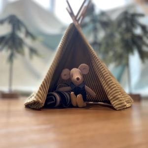 Owsley’s Adventurer Denim Outfit Maileg Mouse